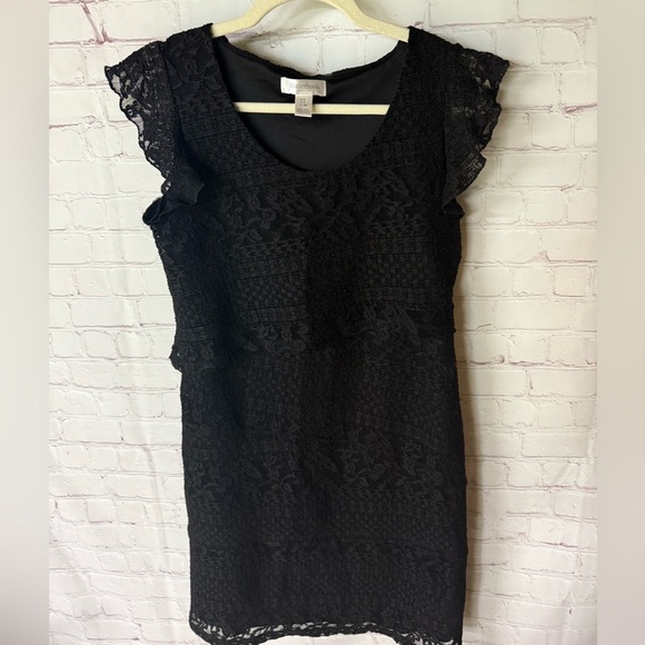 Motherhood Classic Black Dress - Picture 2 of 5